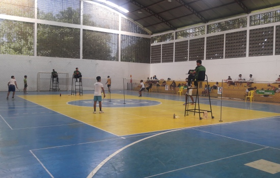 Badminton, Seleo, competio, parceria, federao, Escola, modalidades, FEEPI, seguiu, organizada, abril, sbado, neste, Seletiva, Estadual, Aconteceu, Escolar