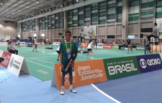 jogos, Badminton, etapa, quinta-feira, nesta, todas, artsticas, atraes, desfile, nadadora, Joana, olmpica, acendimento, diversas, delegaes, foram, juventude, escolares, iniciou, abertos, ontem, abertura, cerimnia, edio, quarta-feira